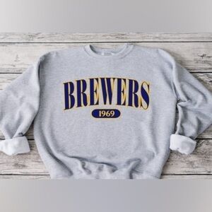 Brewers Offset Crewneck